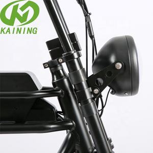 Vélo électrique de montagne KAINING, nouvelle conception <span class=keywords><strong>2022</strong></span>, pour adultes, pneus larges pour la neige et la plage, en alliage d'aluminium - Product Image 5