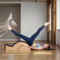 Correcteur de posture Powerfit Curve, équipement de Pilates, matériau en chêne durable, multifonctionnel, écologique, sûr, universel, studio de Pilates