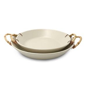 Plato de <span class=keywords><strong>melamina</strong></span> A5 personalizado con patrón sólido, estilo chino nuevo, para restaurante de hot pot, plato de champiñones y verduras, comercial - Product Image 6
