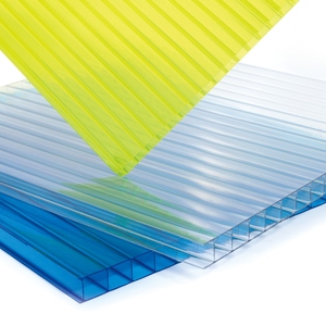 Panneaux de <span class=keywords><strong>toiture</strong></span> en <span class=keywords><strong>polycarbonate</strong></span> double couche transparents pour serres et véranda, plaques alvéolaires en <span class=keywords><strong>polycarbonate</strong></span> - Product Image 2