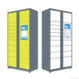 <span class=keywords><strong>Station</strong></span> de ramassage 24h/24 pour supermarché scolaire : Armoire intelligente de stockage temporaire avec code QR pour le retrait autonome - Product Image 3