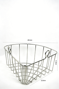 סלי אחסון רב תכליתיים ממתכת מחוררת, נירוסטה, מודרניים, אקולוגיים, בצבעים מותאמים אישית לשימוש בחדר אמבטיה - Product Image 6