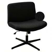 Chaise de bureau pivotante moderne en tissu, réglable en hauteur, avec structure en fer ergonomique, idéale pour la maison, le bureau, le salon et la chambre à coucher – Nouveauté 2026, Vente Flash