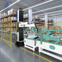 Ligne de palettisation entièrement automatique à bras unique pour boîtes, bouteilles et sacs – Palettiseur à colonne