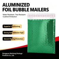 Enveloppes matelassées métalliques à bulles, enveloppes d'expédition avec fermeture adhésive, sacs d'expédition pour l'emballage postal