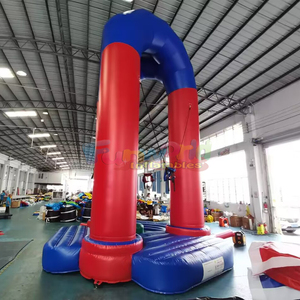 Outdoor carnival party interactive sports games bounce jumping trampoline <b>inflatable</b> bungee jump - Product Image 4
