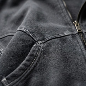 OEM/ODM Custom Logo Men Heavyweight 450GSM Cotton Contrast Stitching Hoodie and Sweatpants <b>Set</b> Oversized Mineral Wash Tracksuit - Product Image 4