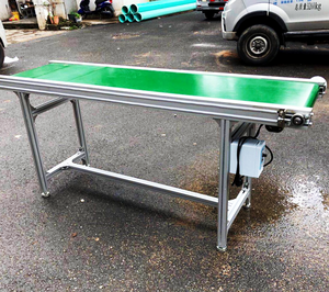 Verimli zemin halısı parça için hafif taşınabilir PVC makaralı konveyör malzeme taşıma ekipmanları yeni tasarım - Product Image 4