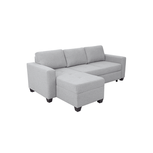 Canapé-lit convertible au design moderne Chaises de bureau rembourrées en tissu avec dossier réglable pour la maison Mobilier pliable - Product Image 2