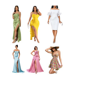 통관 여성 의류 도매 캐주얼 드레스 티셔츠 혼합 포장 무작위 배달 재고 의류 - Product Image 1