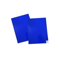 Tapis de dépoussiérage adhésif personnalisé, jetable, 30 couches, 3.5C, en polyéthylène, avec adhésif à base d'eau, antibactérien, pour salle blanche, outil de nettoyage