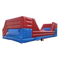 Parcours d'obstacles gonflable GM-008, jeu de saut et de rebondissement avec matériau PVC commercial et garantie de 3 ans