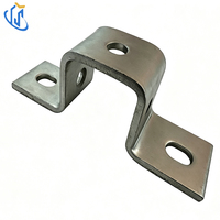 Collier de serrage en U en acier au carbone galvanisé à chaud 41x41x5 pouces pour l'assemblage de supports sismiques de conduits de protection incendie