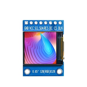 0.85นิ้ว IPS TFT โมดูลแสดงผล LCD 128x128 GC9107ไดรเวอร์8PIN SPI หน้าจอสีขนาดเล็ก PCBA สำหรับอุปกรณ์ที่สวมใส่ได้ - Product Image 3
