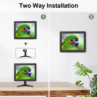 Sécurité industrielle rétroéclairé LED, écran de 8 pouces TFT LCD, avec entrée BNC AV HD VGA