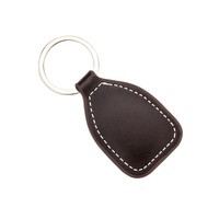 Logo en relief hôtel NFC T5577 RFID contrôle d'accès porte-clés porte-clés en cuir avec carte de visite carte de membre étanche