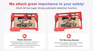   Machine de gravure laser A6 PRO, machine de découpe, cadeaux personnalisés bon marché, graveur laser DIY pour bois, métal, acrylique, <span class=keywords><strong>verre</strong></span> - Product Image 2