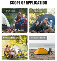Tapis de pique-nique Chunyafang portable, épais, antidérapant, résistant à l'humidité, style Instagram, sans gonflage, pour camping, cuisine en plein air, pelouse