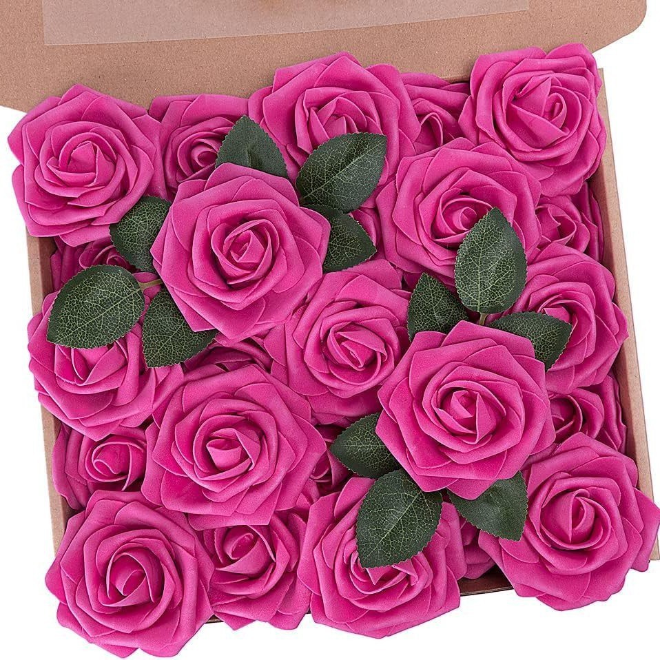 Multi 25 roses rouges