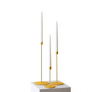 Support à bougie en fer doré classique, décoration d'intérieur, design fantaisie de Noël, durable, écologique, fait main pour la maison, l'hôtel, le restaurant - Product Image 4