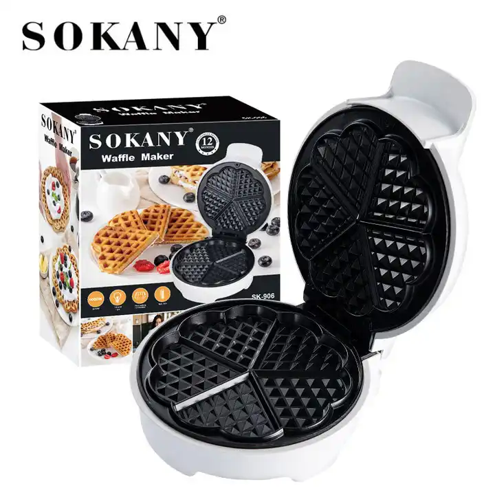 Máquina para hacer waffles Sokany
