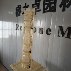 Moldes de balaustres de hormigón Molde de barandilla duradero fuerte de plástico ABS Altura de 40-70cm en venta - Product Image 2