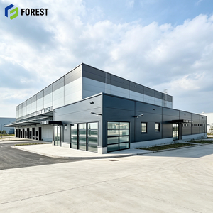 Structure en acier galvanisé résistante aux intempéries pour entrepôt commercial, bâtiment de stockage modulaire pour entreprise, cadre de dépôt - Product Image 1