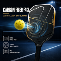 OEM untuk Inferno M1 Style T700 Paddle Pickleball Berkualitas Tinggi Inti Busa MPP 16mm Permukaan SiC untuk Kontrol Daya Putaran dan Latihan