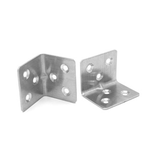 Support d'angle en acier inoxydable Jin Aoding à 6 trous, connecteur de meuble à 90 degrés pour support d'étagère - Product Image 1