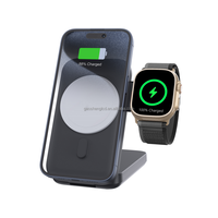 Q2-15W 10000mAh Chargeur sans fil magnétique trois-en-un Alimentation mobile Batterie Li-polymère Nouveau produit Support de trésor
