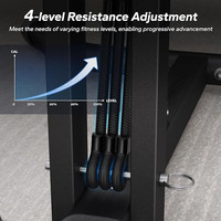Máquina de sentadillas profundas Wellshow para mujeres, máquina de entrenamiento de glúteos ajustables, máquina de entrenamiento de realce de pierna central para gimnasio en casa