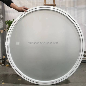 Customized Aluminum <strong>Openable</strong> Pivot Circular Glass <strong>round</strong> <strong>Window</strong> for Outdoor Exterior Bedroom Farmhouse Horizontal <strong>Opening</strong> Pattern - Product Image 4