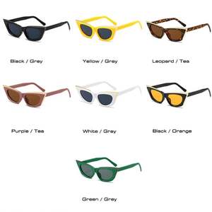 Gafas de Sol de Moda Retro 2025 con Logotipo Personalizado, Montura Grande, Protección UV400, Coloridas, Estilo Ojo de Gato para Mujer - Product Image 5