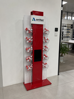 Présentoir publicitaire personnalisé en acrylique pour bonbons et chocolats, avec écran LCD, pour showroom
