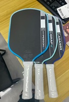 Raquette de pickleball professionnelle de style identique à celui des grandes marques, 5e génération, en fibre de carbone T700 pressée à chaud avec protection de bord en TPU 16 mm
