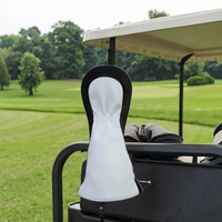 Housses de tête de club de golf personnalisées en cuir PU imperméable, durables, style animaux, pour driver et ensemble de clubs, accessoires de golf
