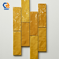 Collection AmberGlaze, carreaux d'art moderne faits à la main, carreaux en porcelaine, Zellige, antibactériens, antidérapants, décoration murale intérieure, blanc