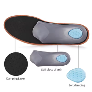 <span class=keywords><strong>Semelle</strong></span> <span class=keywords><strong>orthopédique</strong></span> en cuir pour pieds plats soutien de la voûte plantaire chaussures orthopédiques semelles pour pieds plats hommes femmes enfants O/X jambe corrigée - Product Image 3