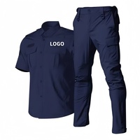 Uniformes de protección de secado rápido personalizados, ropa de seguridad de instructor de entrenamiento de verano con cuatro elasticidades