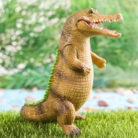 Modèle de crocodile réaliste yxs : jouet solide pour la simulation de la faune sauvage (alligator chinois, alligator du Nil, alligator empereur) – Conçu pour les enfants