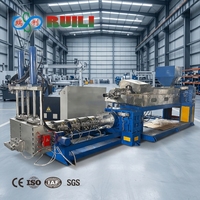 Machine de granulation de plastique de recyclage de déchets plastiques PP PE HDPE polystyrène, ligne de granulation de plastique, capacité de 100 à 500 kg/h