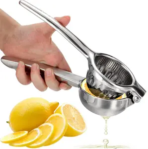 Tragbare Küche Hochleistungs-Zitronen-Limetten presse Orange Manual Press Squeezer Edelstahl Citrus Juicer Fruit Squeezer