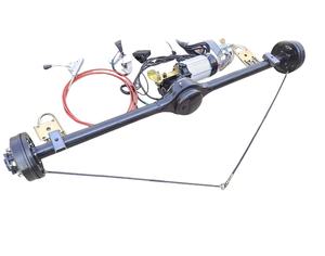 Roue du <span class=keywords><strong>sud</strong></span>-<span class=keywords><strong>ouest</strong></span>, 3 500 livres. Kit moteur électrique pour mini-voiture, remorque, essieu arrière, frein électrique, 72v 3000w, brouette - Product Image 4