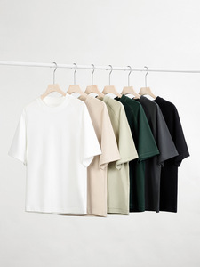 T-shirt streetwear 100 % coton pour hommes, col rond, manches courtes, coupe oversize, vente en gros - Product Image 2
