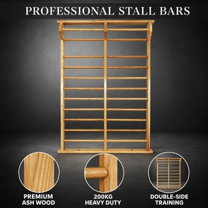 Scala Svedese in Legno di Pino Naturale Personalizzabile con Logo, Ecologica e Regolabile, <span class=keywords><strong>per</strong></span> Yoga, Pilates e Stretching della <span class=keywords><strong>Schiena</strong></span> - Product Image 5