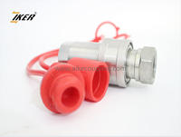 Coupleur rapide YAA pour mini-excavatrice, filetage femelle, double étanchéité, raccords à déconnexion rapide pour machine de moulage par injection
