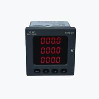 EASTSONG ES72-U3 Medidor de Panel Digital de 72x72mm, Medidor de Potencia de Tres Fases CA, RS485 Modbus RTU, Clase de Precisión 0.5, IP65, Pantalla LED