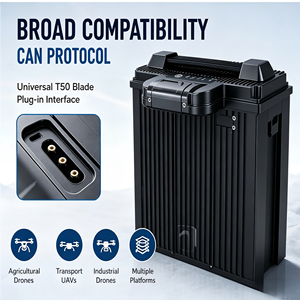แบตเตอรี่ลิเธียมโพลิเมอร์อัจฉริยะแบบชาร์จได้สำหรับโดรนเกษตรระยะไกล RC UAV รุ่น 15C 18S 14S 22000mAh 22Ah รุ่น BTV-Sm - Product Image 5