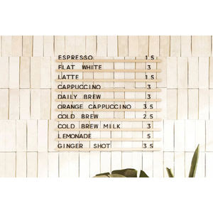 Tableau d'affichage <span class=keywords><strong>en</strong></span> <span class=keywords><strong>bois</strong></span> personnalisé <span class=keywords><strong>en</strong></span> gros Tableau de menu mural Tableau d'affichage interchangeable - Product Image 1