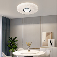 Luminaire de plafond LED simple de couleur blanche avec décoration en forme d'étoile pour la maison, installation dans la chambre à coucher
